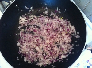 Sauteeing Onions